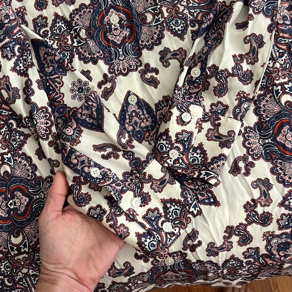 Boden Claudia maxi button down shirt dress Size 6/8 no belt - Picture 5 of 16